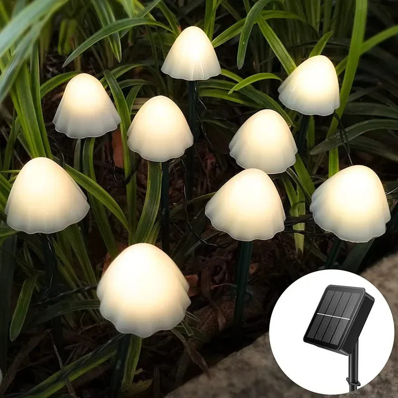 Outdoor Lights Solar Garden Mushrooms | LED