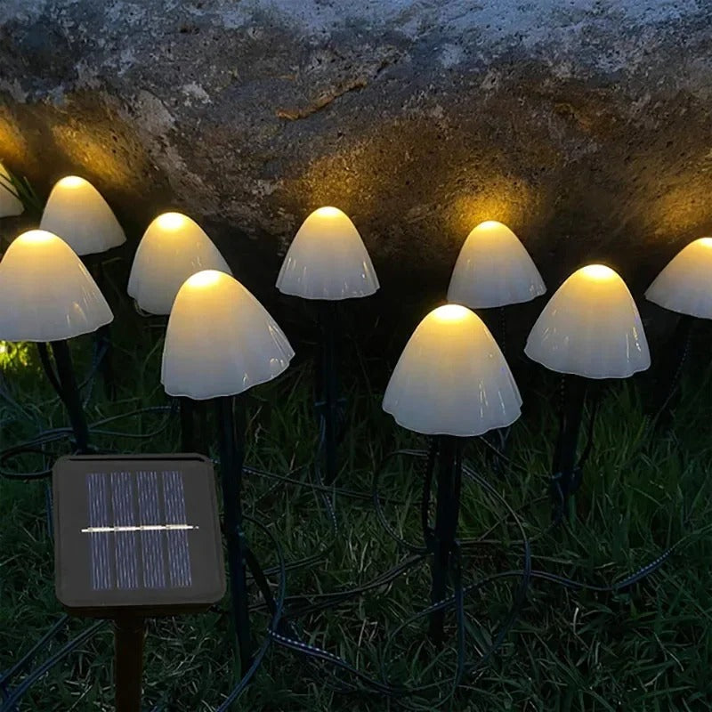Outdoor Lights Solar Garden Mushrooms | LED