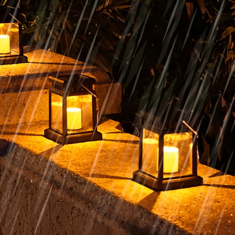 Outdoor Lights Solar Lantern Style | LED