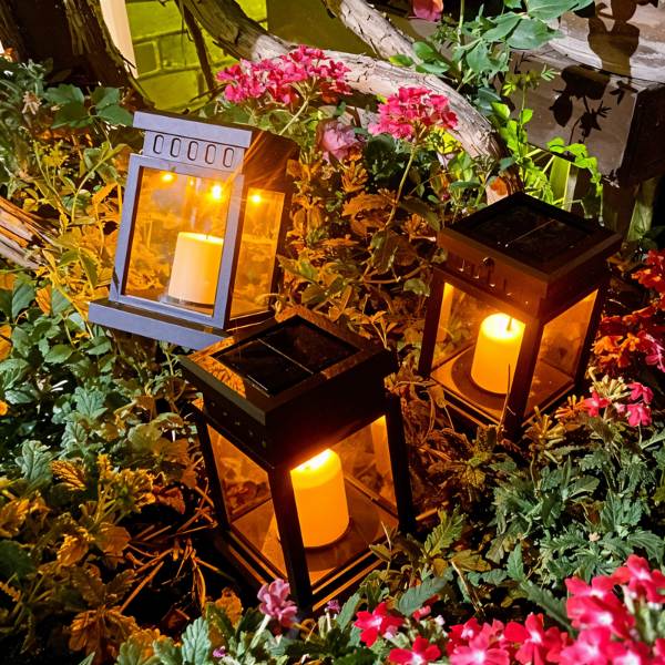 Outdoor Lights Solar Lantern Style | LED