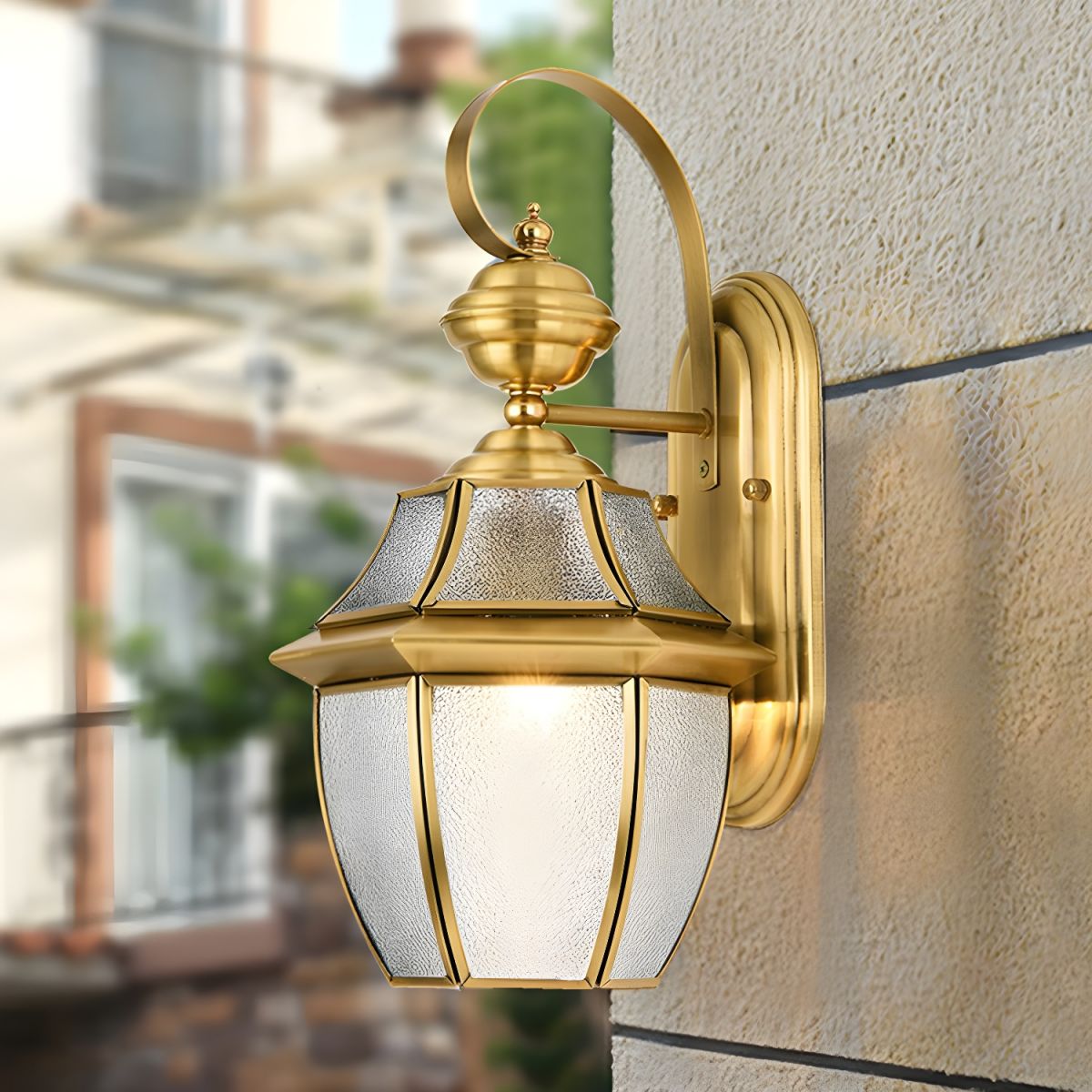 Outdoor Wall Lantern Entryway | Traditional