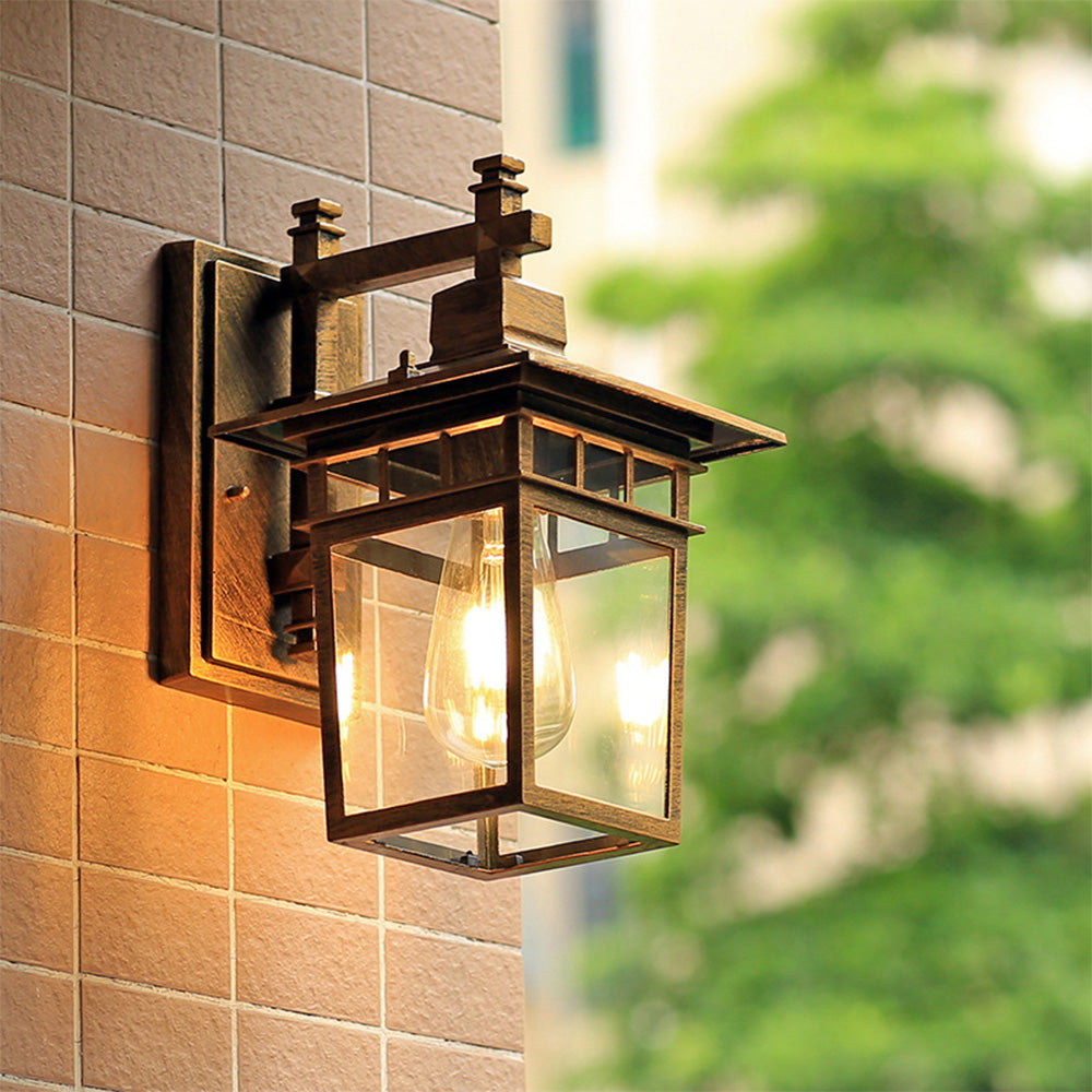 Outdoor Wall Lantern Exterior Porch & Entryway Light | Vintage Style