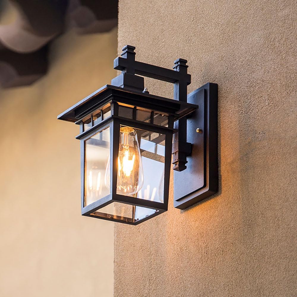 Outdoor Wall Lantern Exterior Porch & Entryway Light | Vintage Style