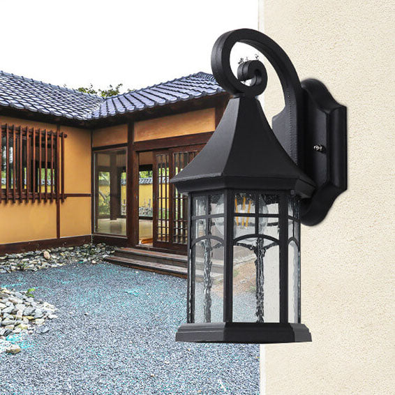 Outdoor Wall Lantern Traditional Exterior | Panel Design