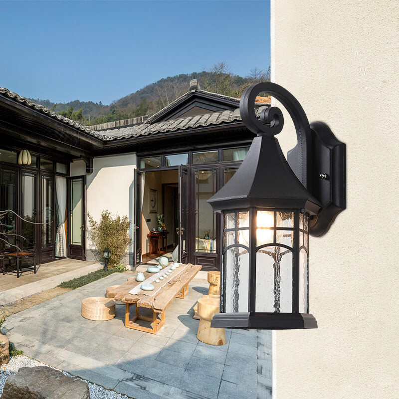 Outdoor Wall Lantern Traditional Exterior | Panel Design