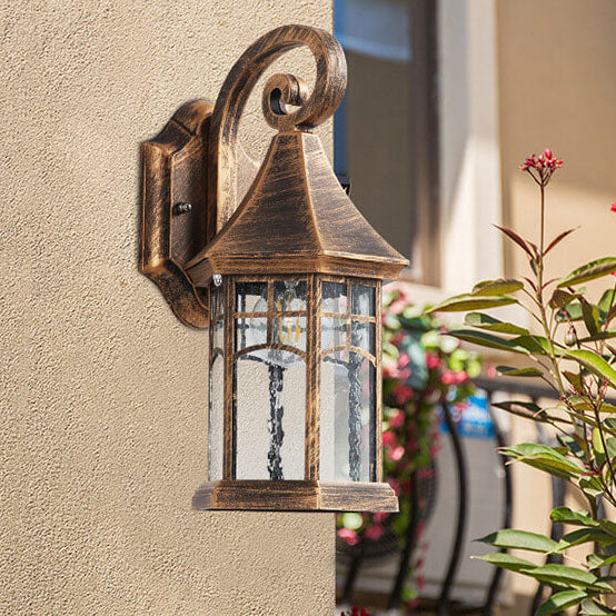 Outdoor Wall Lantern Traditional Exterior | Panel Design
