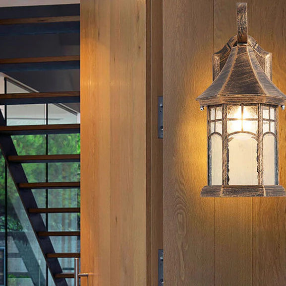 Outdoor Wall Lantern Traditional Exterior | Panel Design