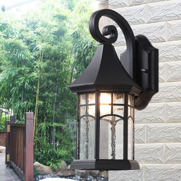 Outdoor Wall Lantern Traditional Exterior | Panel Design