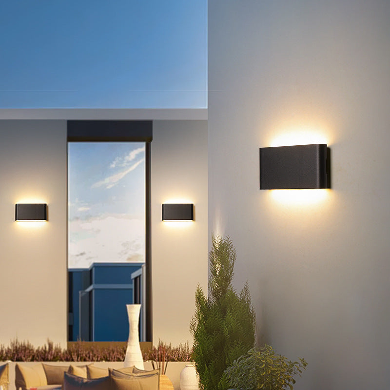 Outdoor Wall Lights Rectangular Exterior | LED