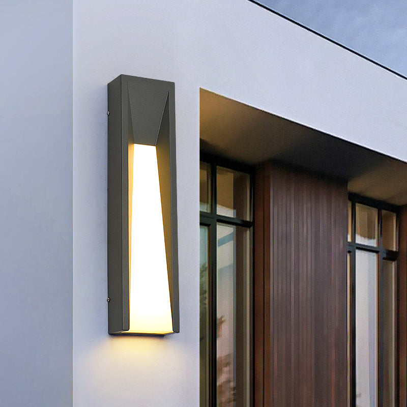 Outdoor Wall Lights for Entrance or Patio | Contemporary Vertical Design