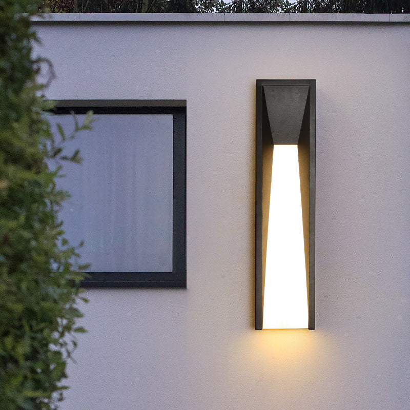 Outdoor Wall Lights for Entrance or Patio | Contemporary Vertical Design