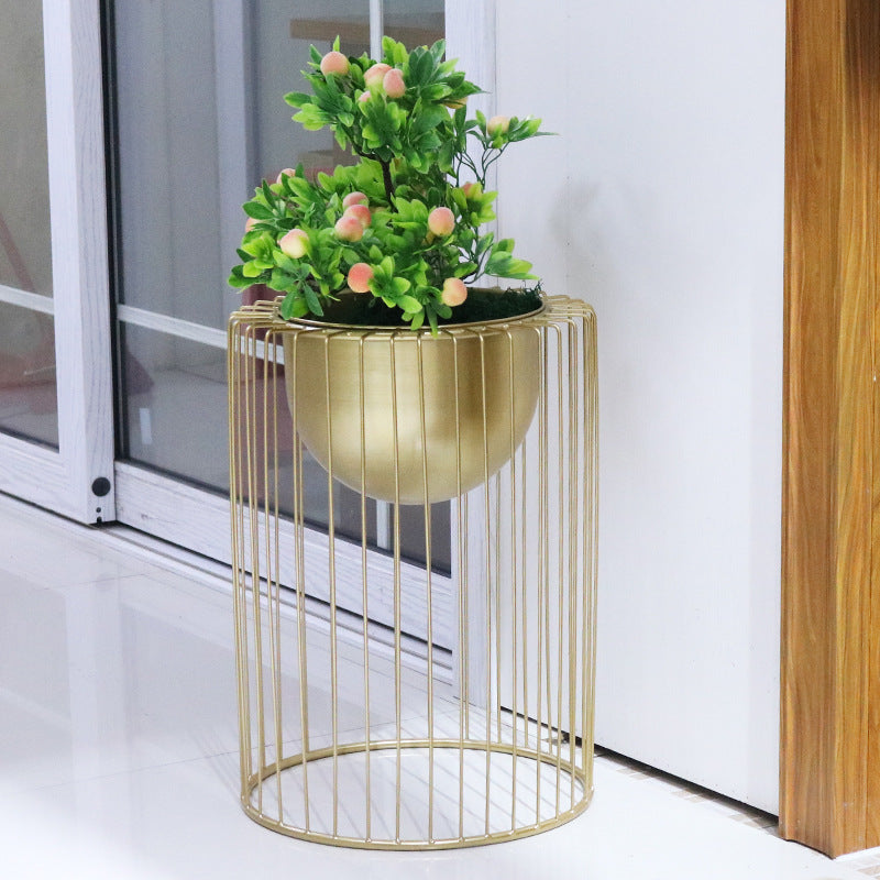 Plant Stand with Raised Planter | Indoor
