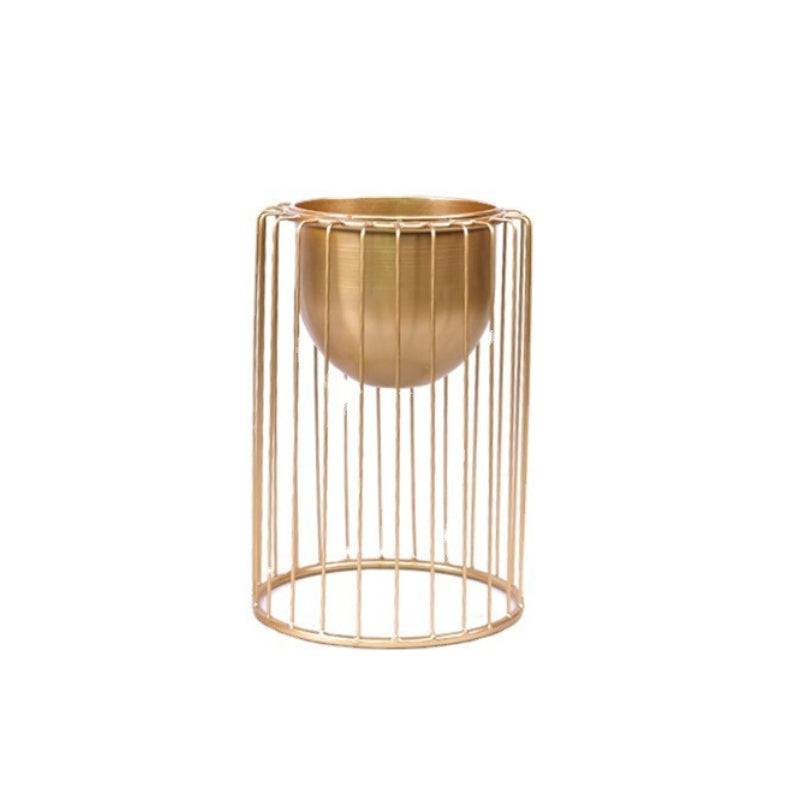 Plant Stand with Raised Planter | Indoor