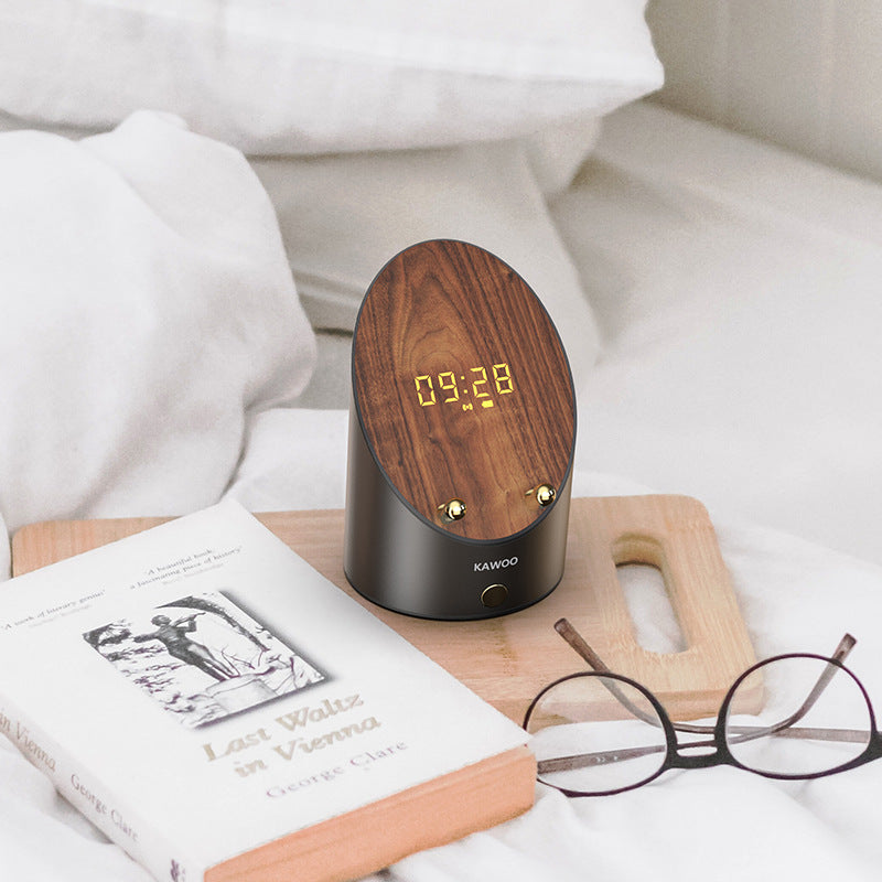 Portable Desktop Wireless Alarm Clock | Bluetooth Speaker