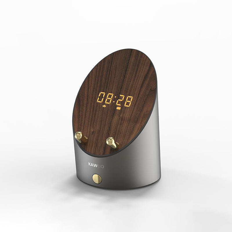 Portable Desktop Wireless Alarm Clock | Bluetooth Speaker