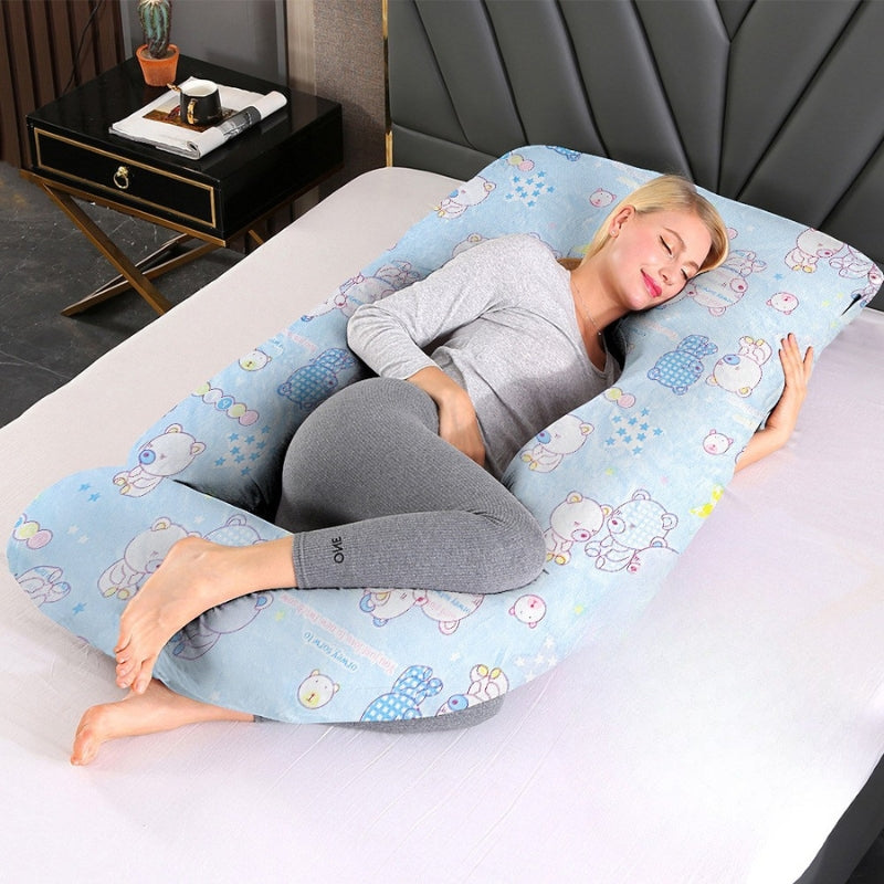 Pregnancy Pillow Full Body Maternity Support | Side Sleepers