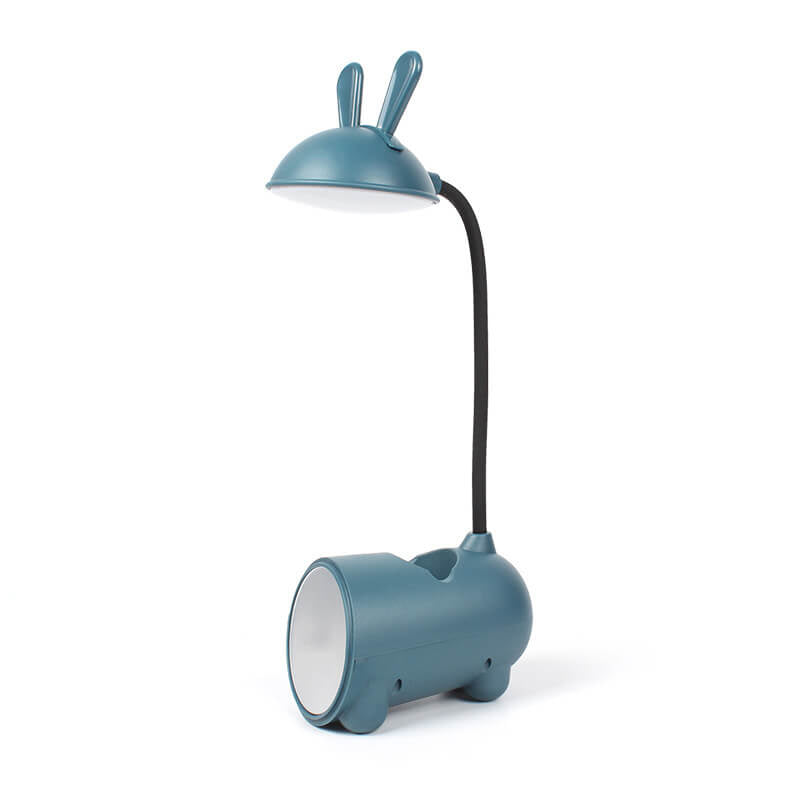 Rechargeable Lamp LED Bunny Desk Light | Kids Study Lamp with Holder