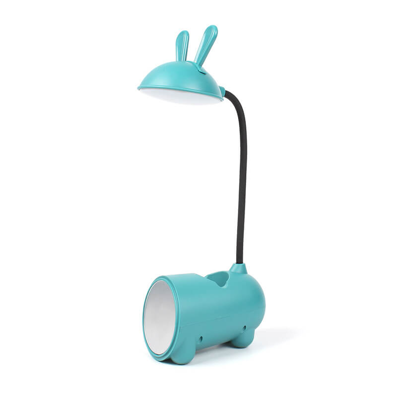 Rechargeable Lamp LED Bunny Desk Light | Kids Study Lamp with Holder
