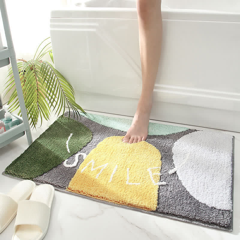 Rug Modern Pattern Bathroom | Washable
