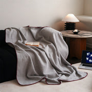 Sofa Throws Contrast Trim Living Room | Large