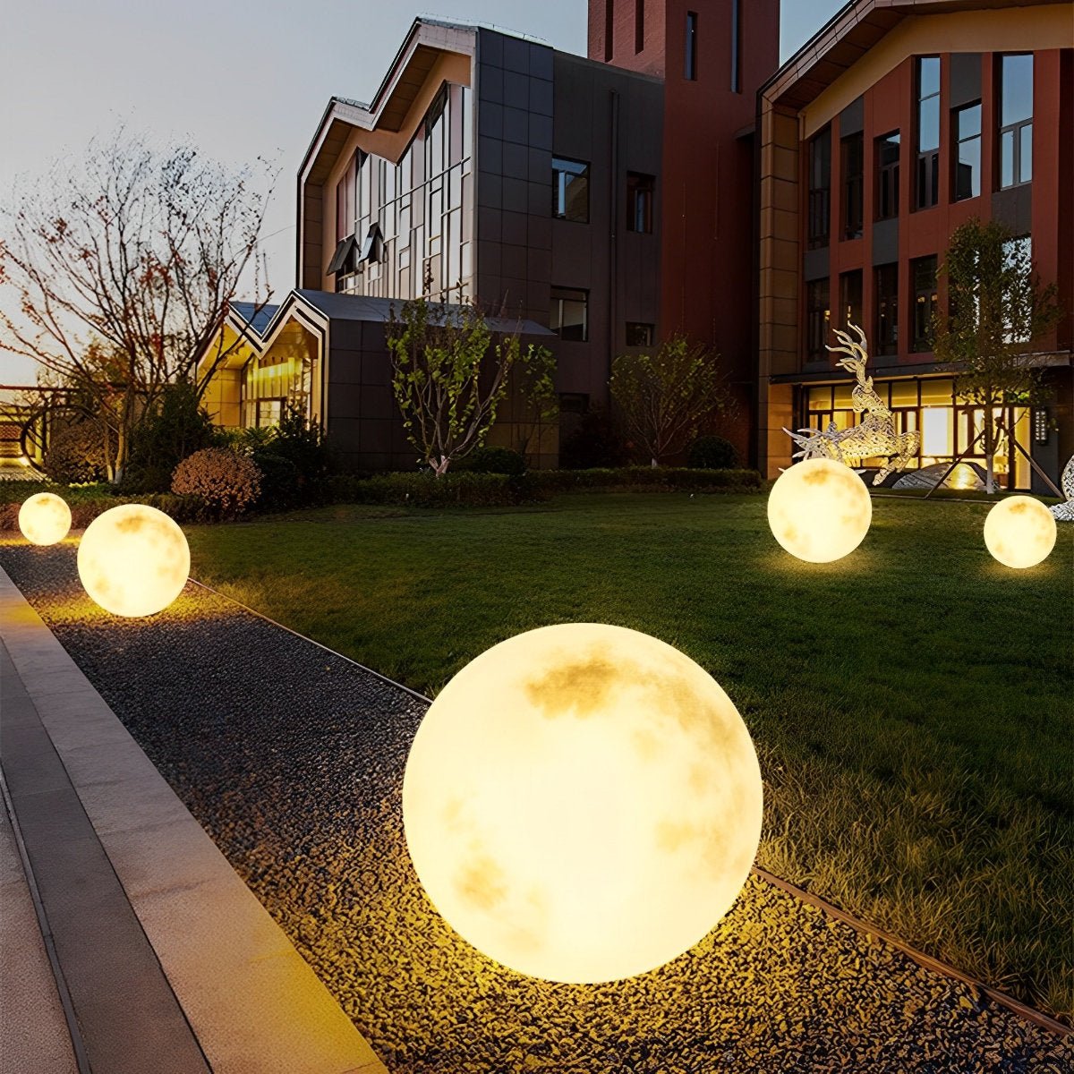 Solar Garden Lights LED Outdoor | Globe Design