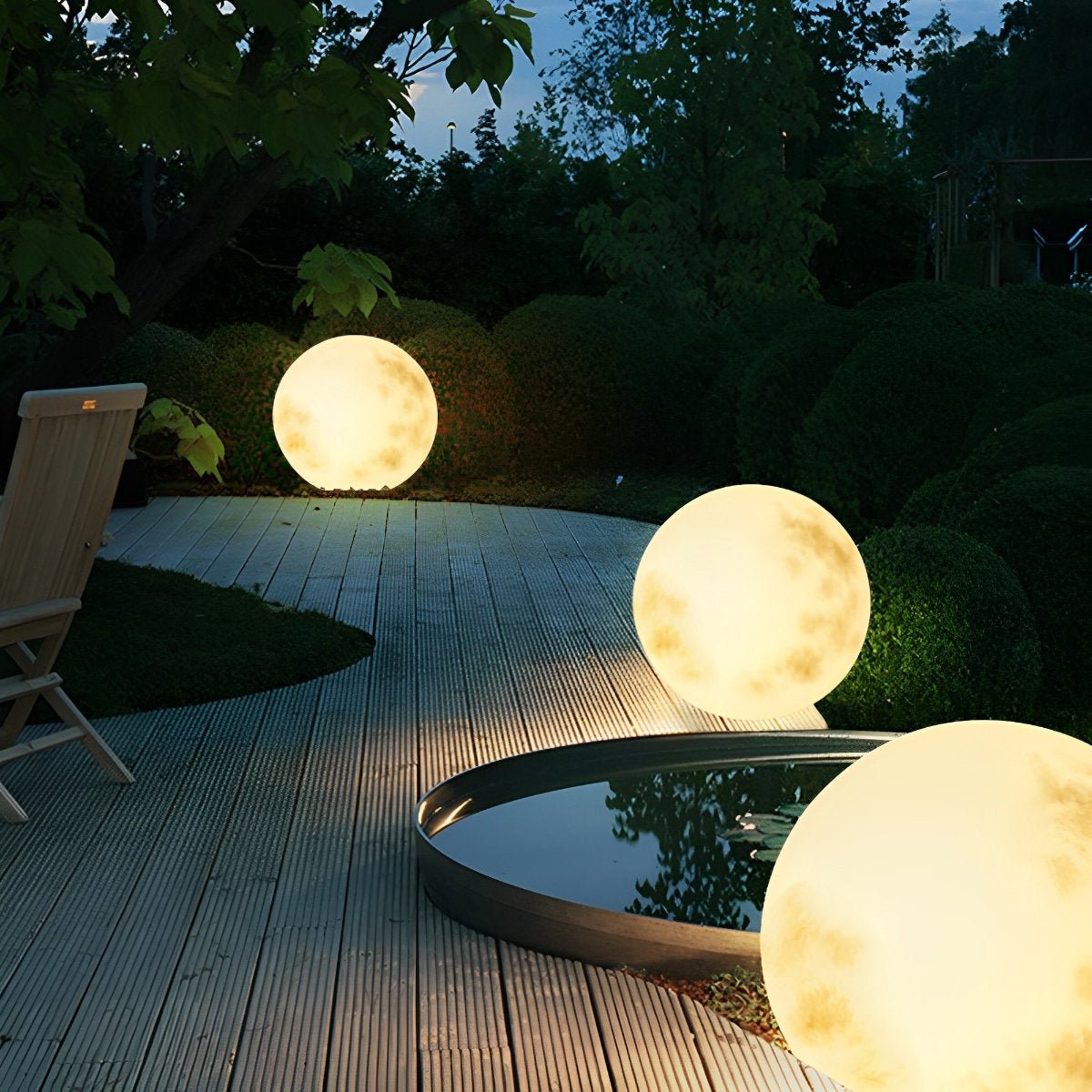 Solar Garden Lights LED Outdoor | Globe Design