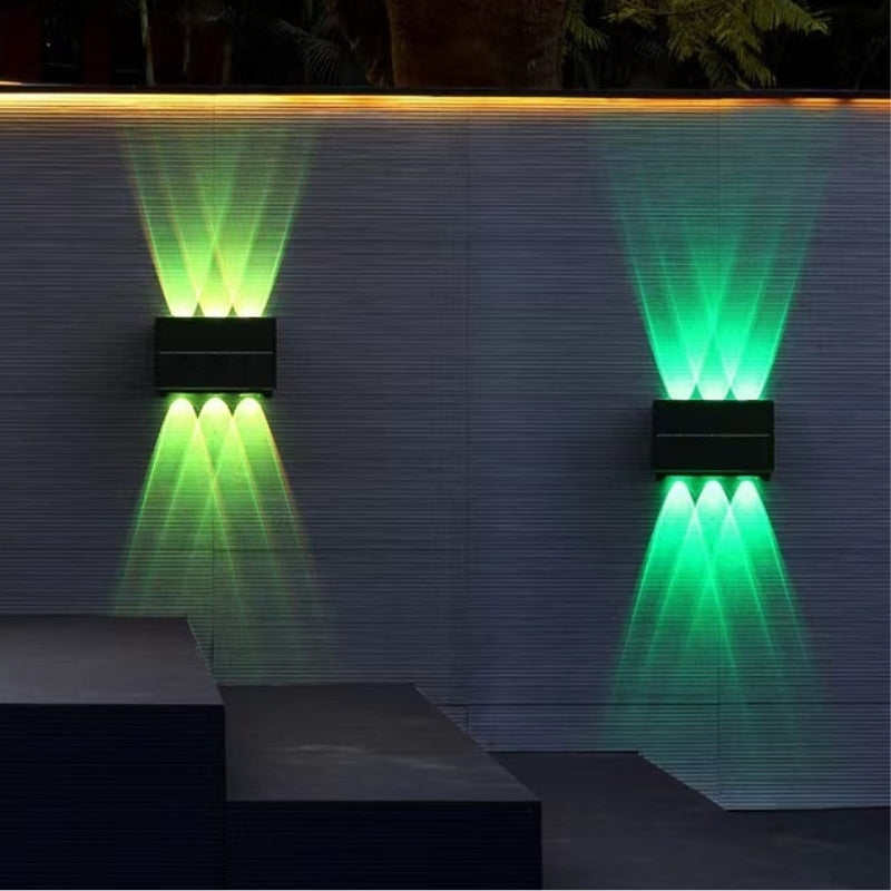 Solar LED Outdoor Wall Light | Up & Down Beam Effect
