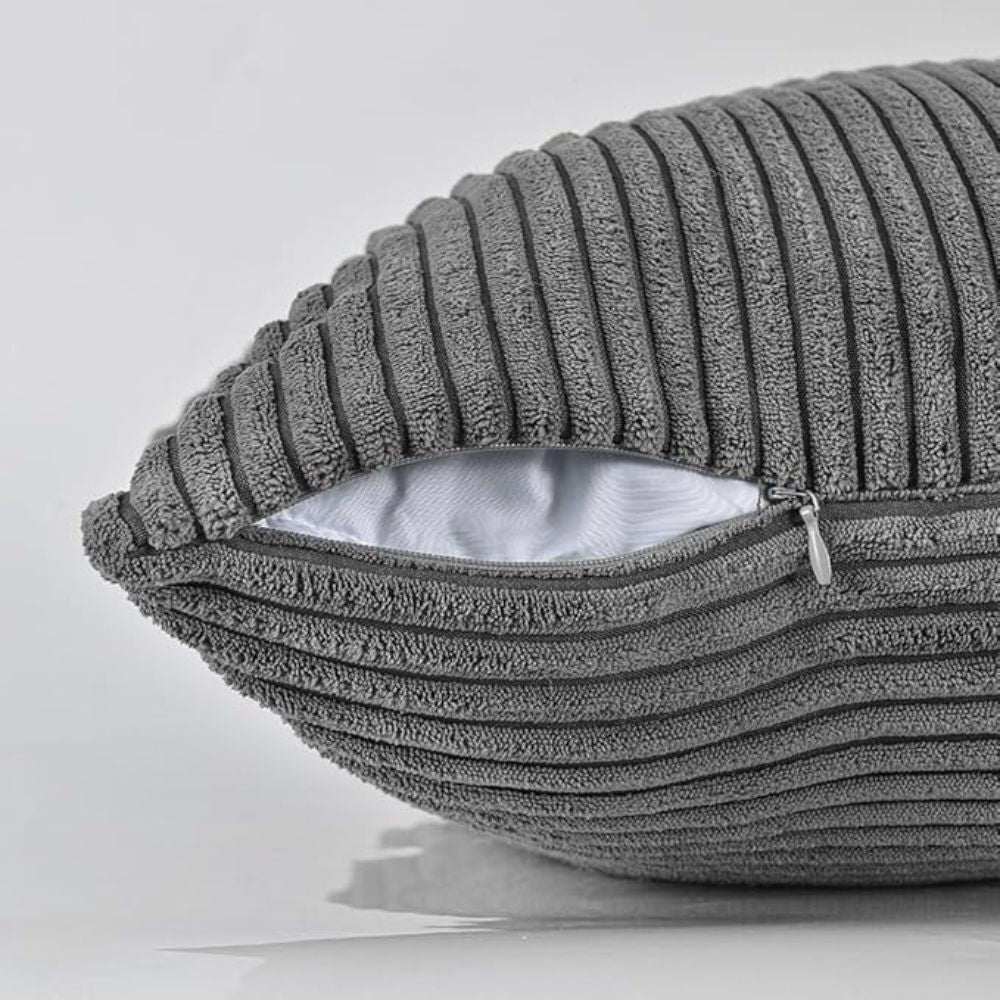 Textured Cushions Cover Sofa | Home Decor