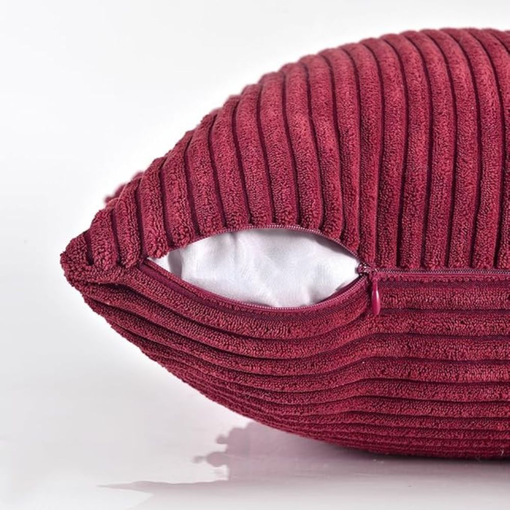 Textured Cushions Cover Sofa | Home Decor