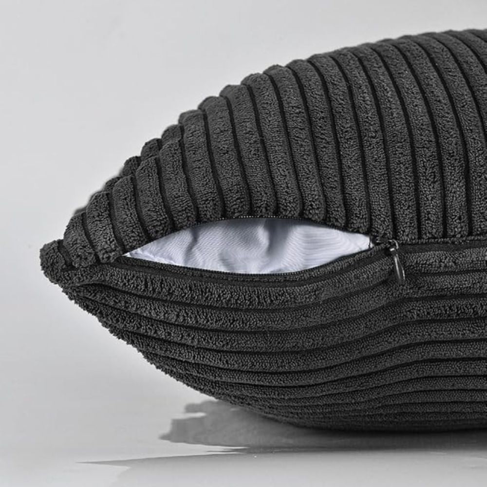 Textured Cushions Cover Sofa | Home Decor