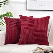 Textured Cushions Cover Sofa | Home Decor