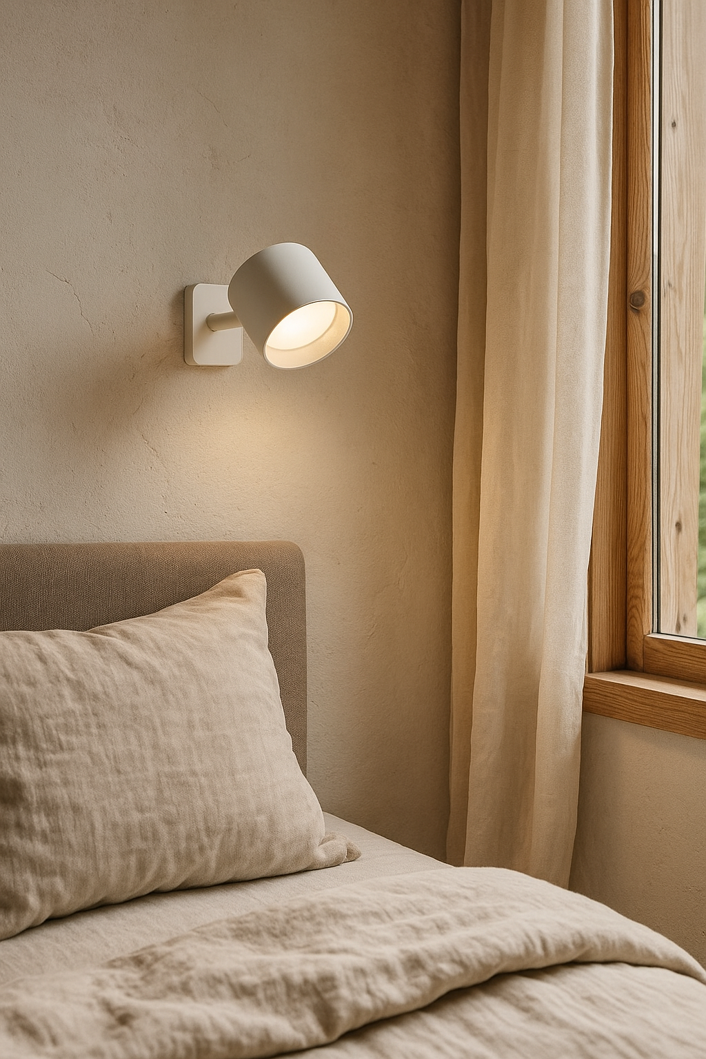 Wall Lamp Black LED Bedroom | Modern