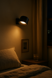 Wall Lamp Black LED Bedroom | Modern