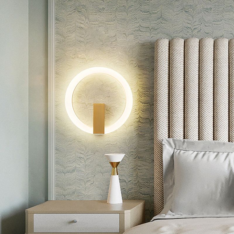 Wall Light LED Ring Bedroom | Modern Design