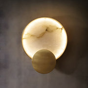 Wall Light LED Round Stone Effect | Bedroom Living Room
