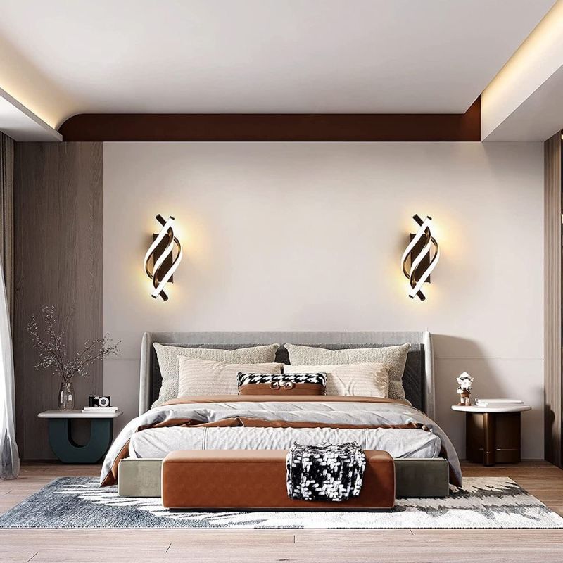 Wall Light LED Spiral Modern | Bedroom Living Room