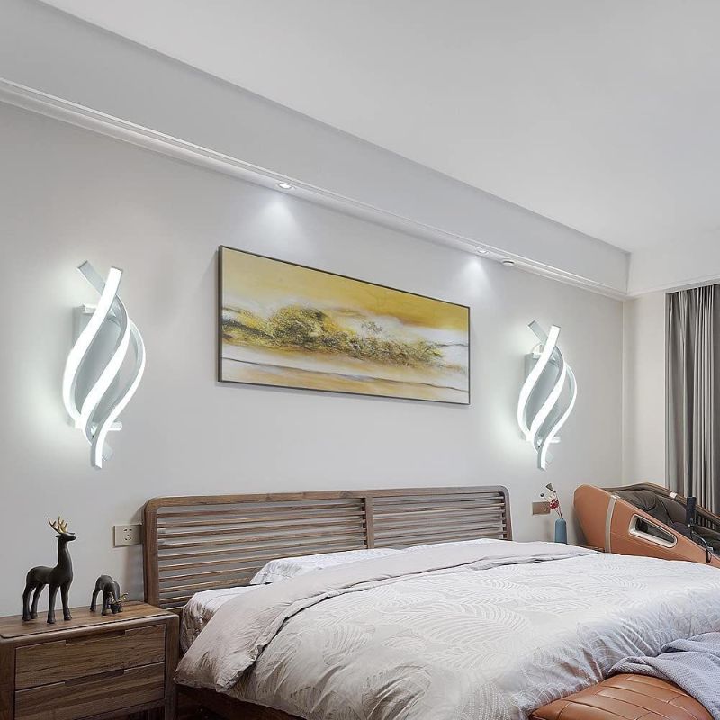 Wall Light LED Spiral Modern | Bedroom Living Room