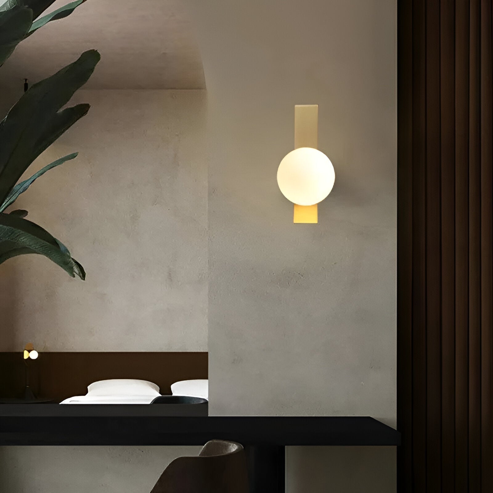 Wall Lights LED Bedroom Bedside Reading | Modern Globe Sconce