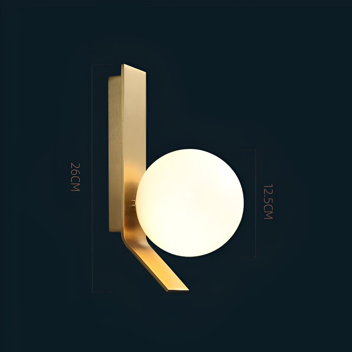 Wall Lights LED Bedroom Bedside Reading | Modern Globe Sconce