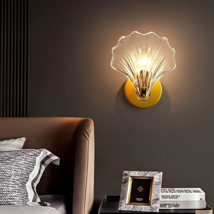 Wall Lights Modern Shell Glass | Decorative Lighting
