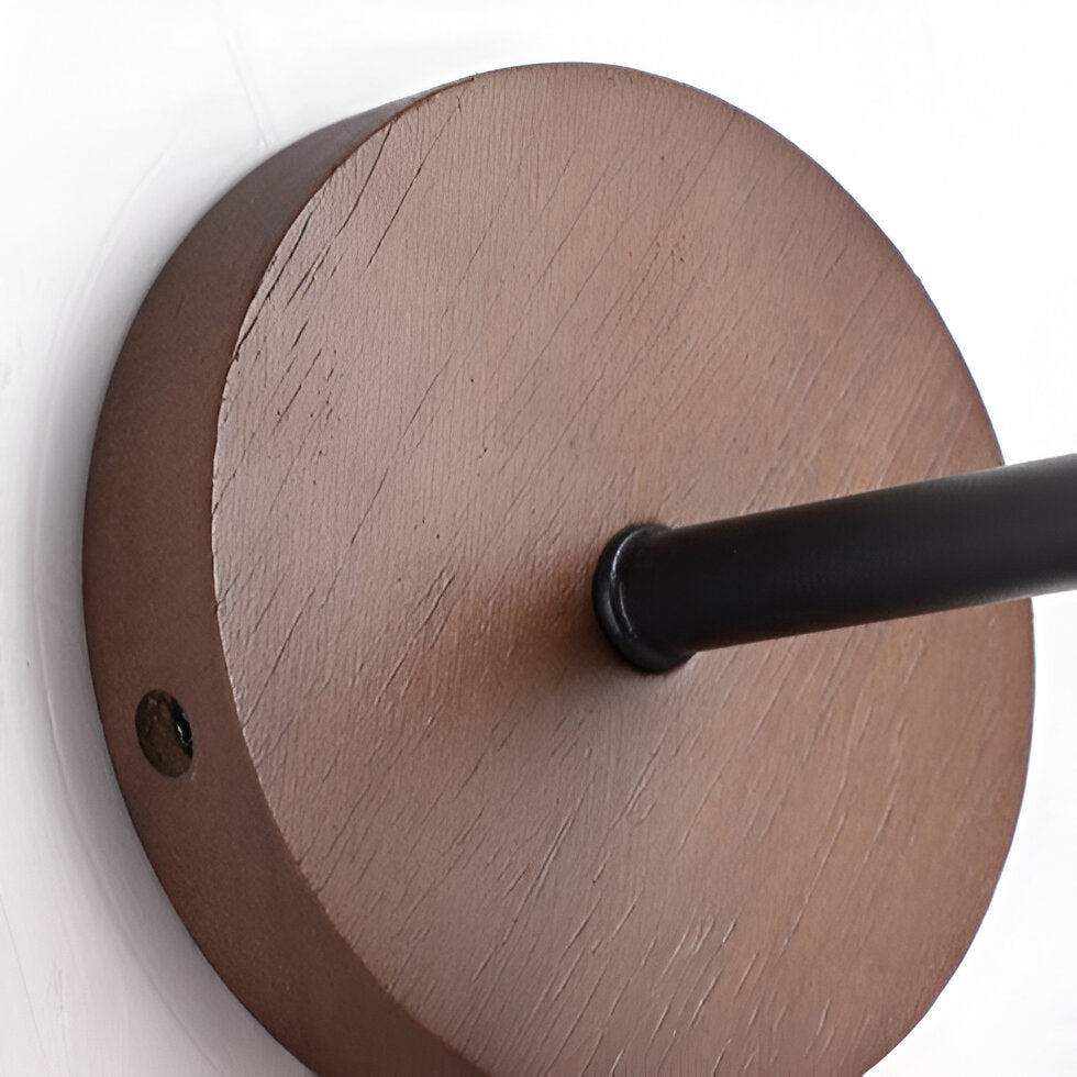 Wall Lights Modern Stone Cone | Wooden Base