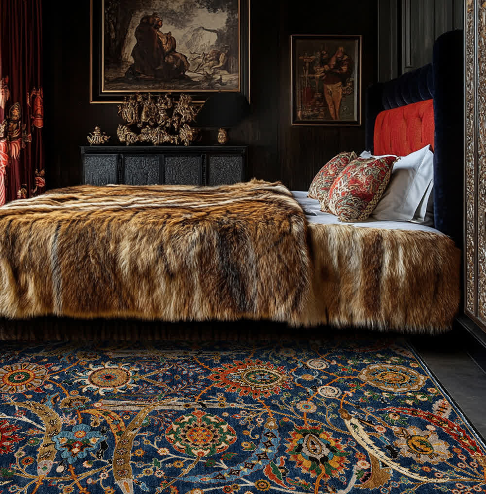 Washable Carpet for Living Room and Bedroom | Traditional