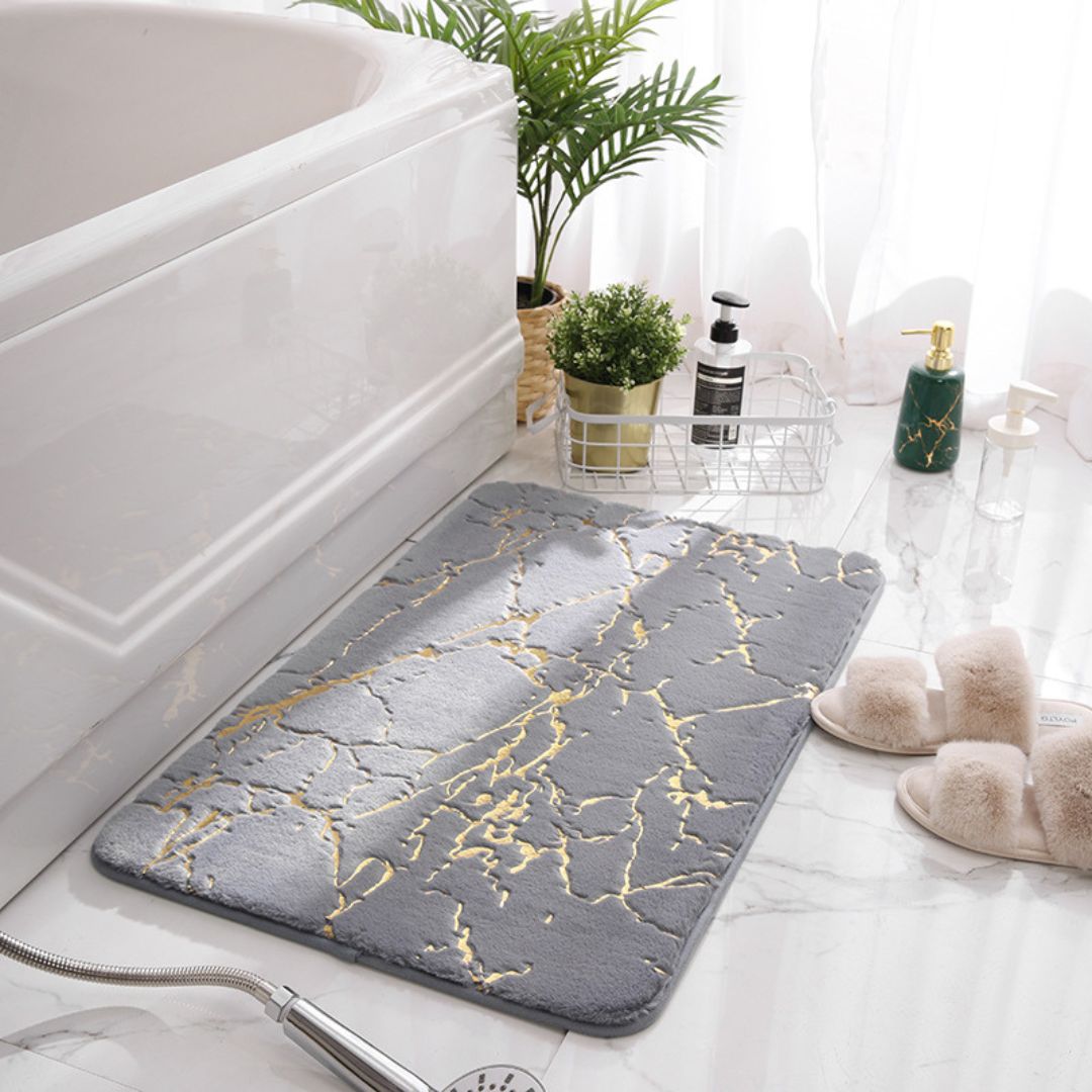 Washable Rugs Modern Marble Design | Non-Slip