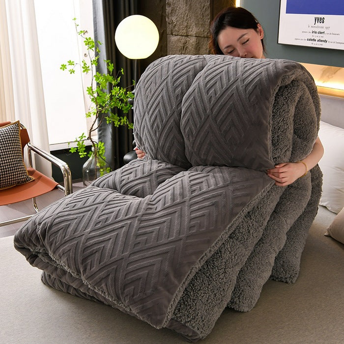 Weighted Blanket Fleece Bed | Warm