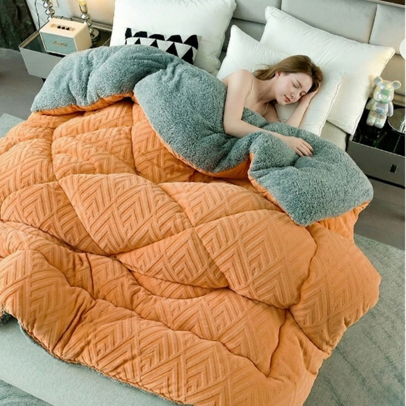 Weighted Blanket Fleece Bed | Warm