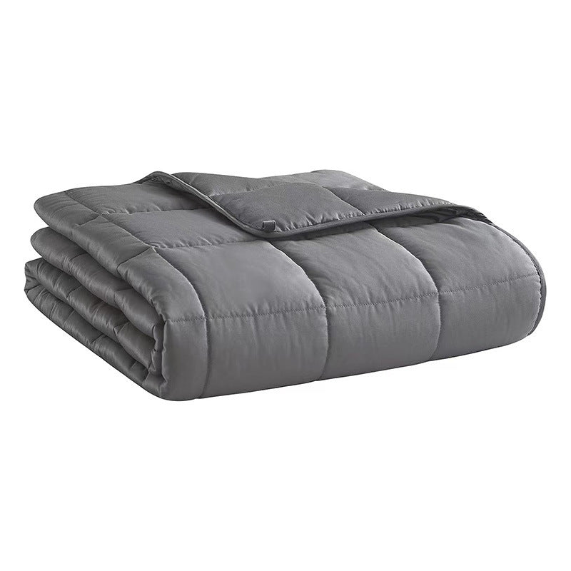 Weighted Blanket Quilted Bed | Dark Grey
