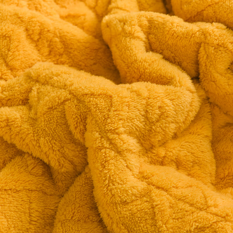 Weighted Blankets Textured Fleece Bed | Large