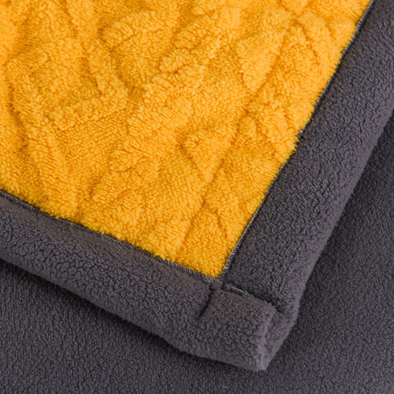 Weighted Blankets Textured Fleece Bed | Large