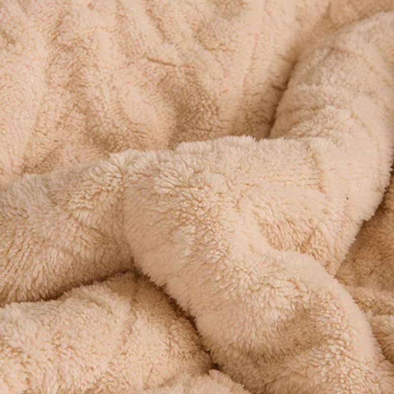 Weighted Blankets Textured Fleece Bed | Large