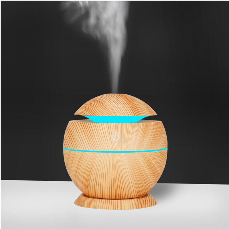 Wooden Design Scent Diffuser for the Bedroom | LED